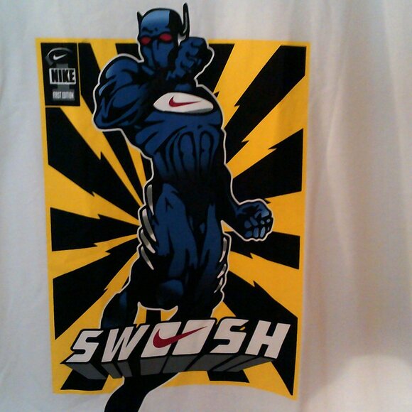 NEW NIKE SPORTWEAR "Superhero Max90 Tee" MEN'S WHITE T-SHIRT L HJ3672-100 - Picture 6 of 8